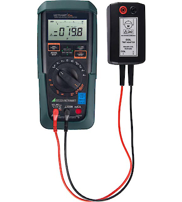 Gossen Metrawatt MetraHit Coil Multimeter mit Adapter für Motor-Windungsschlussmessung